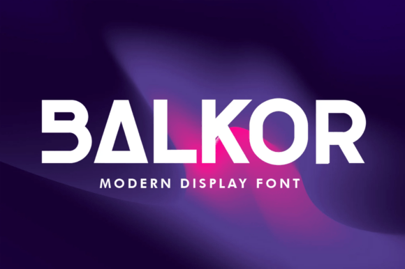 Balkor Typeface for Modern Digital Branding
