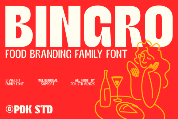Bingro Typeface for Bold Web Branding