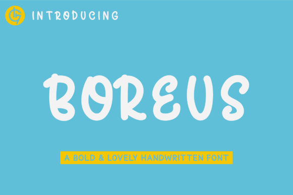 Boreus Font: Bold Handwritten Style for Brands