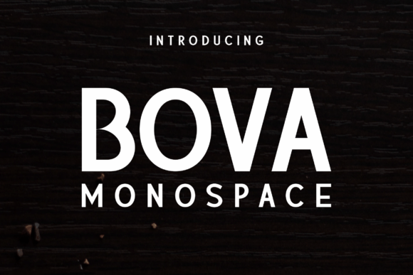 Bova Monospace: The Modern Sans Serif for Crafters
