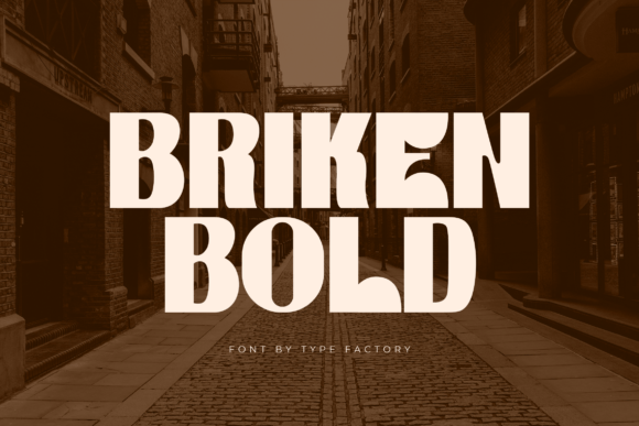 Briken Bold Typeface for Modern Maker Brands