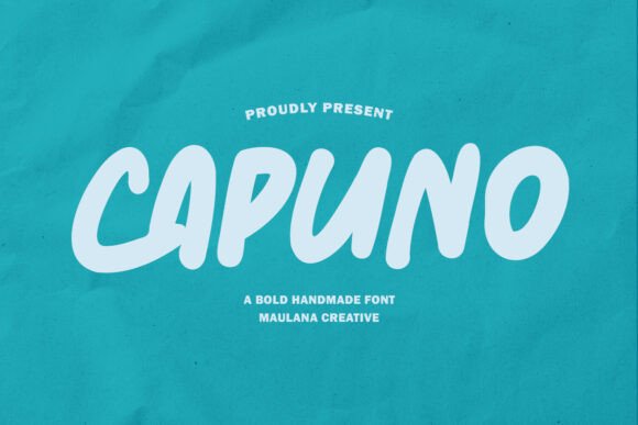Capuno: A Bold Handwritten Font for Branding