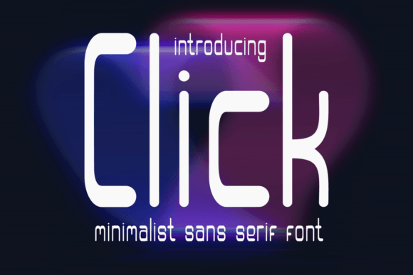 Click Font: Minimalist Sans Serif for Modern Campaigns