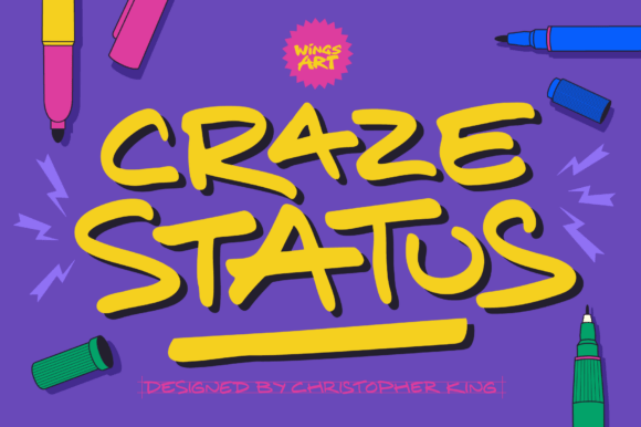 Craze Status: The Authentic Handwriting Font for Modern Designers