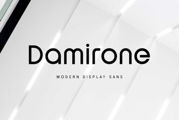Damirone Font Review: A Futuristic Sans Serif for Modern Design