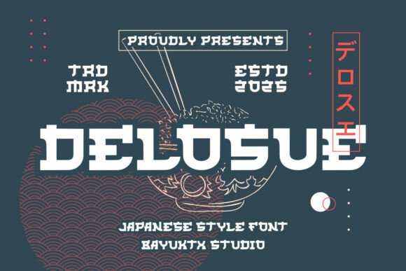 Delosue Typeface for Modern Editorial Design