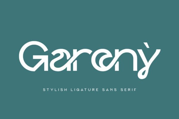 Gareny Font: Modern Sans Serif for Crafters