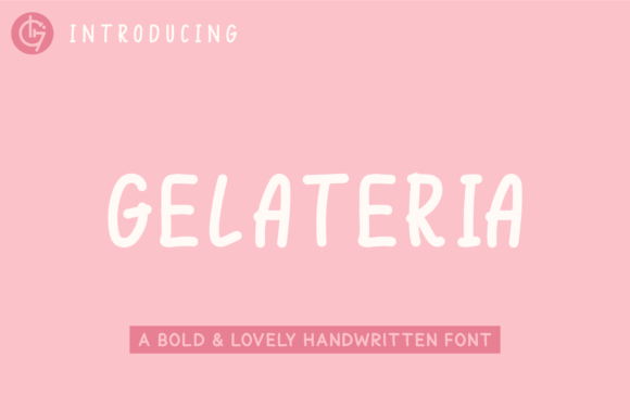 Gelateria Font: Bold Handwritten Typography for Marketers