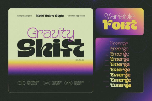 Gravity Shift Typeface for Bold Campaigns