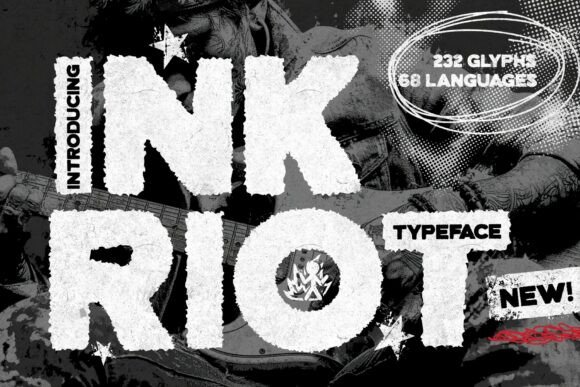 Inkriot Regular: Bold Sans Serif Fonts for Crafters