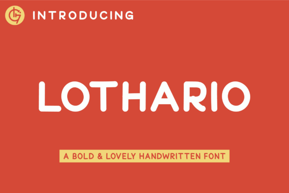 Lothario Font: Bold Handwritten Style for Makers