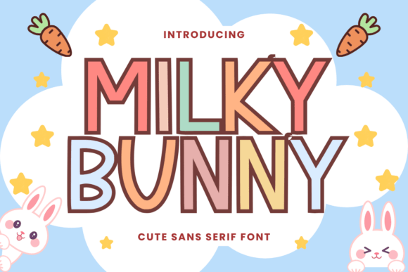 Milky Bunny Font for Small Business Branding