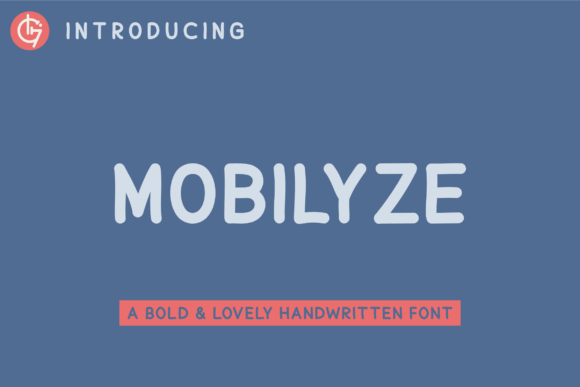 Mobilyze: A Bold Handwritten Font for Branding
