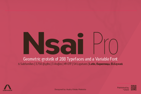 Nsaipro Expanded Font for Bold Maker Branding