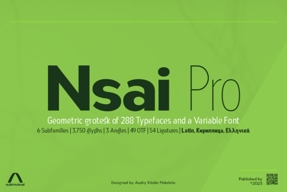 Nsaipro Regular: The Typeface for Modern Branding