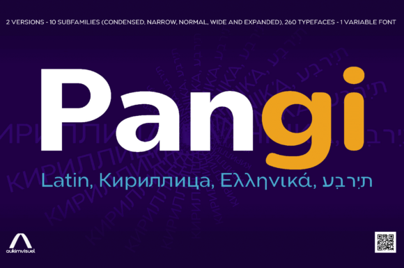 Pangicond Regular: A Geometric Typeface for Bold Campaigns