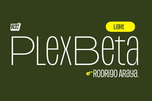 Plex Beta Light Font for Modern Web Design