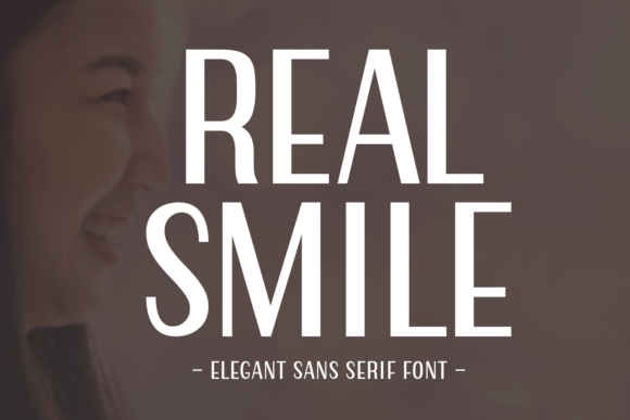 Real Smile: A Versatile Sans Serif Typeface for Editorial Design