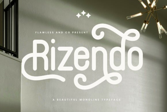 Rizendo Typeface for Modern Branding Projects