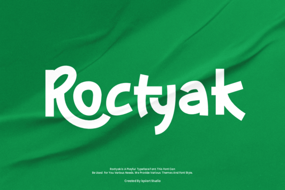 Roctyak Typeface for Bold Brand Identity