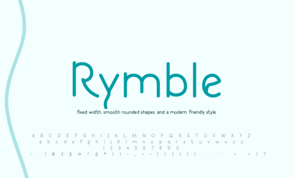 Rymble Typeface for Handmade Branding