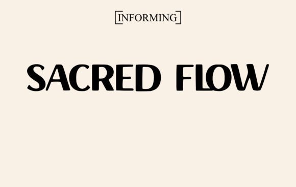 Sacred Flow Typeface for Modern Web Design