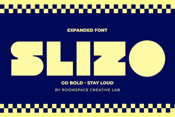 Slizo: Bold Expanded Display Font for Crafters
