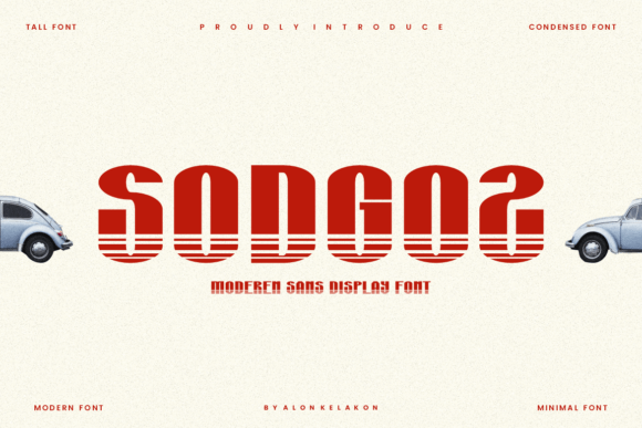 Sodgoz: The Bold Serif Font for Crafters