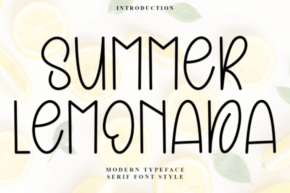 Summer Lemonada: A Soft Sans Serif Font for Makers