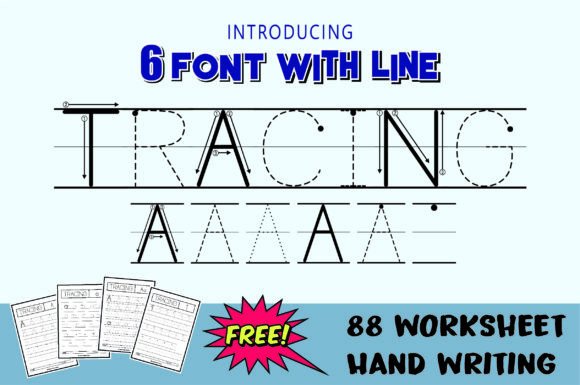 Tracing Font Bundle for Handmade Products