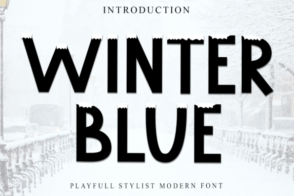 Winter Blue: A Warm Sans Serif Font for Editorial Design
