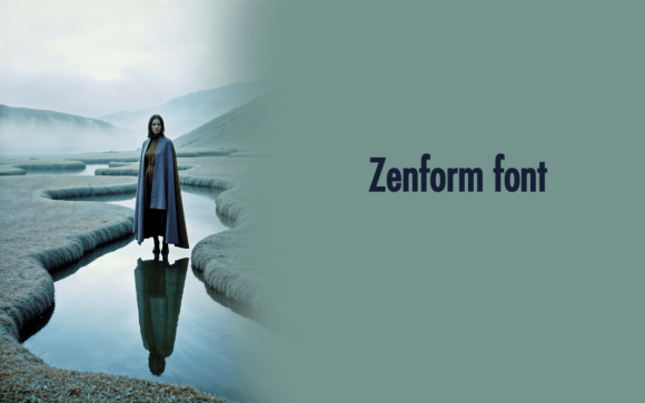 Zenform: A Serene Sans Serif Typeface for Modern Editorial Design